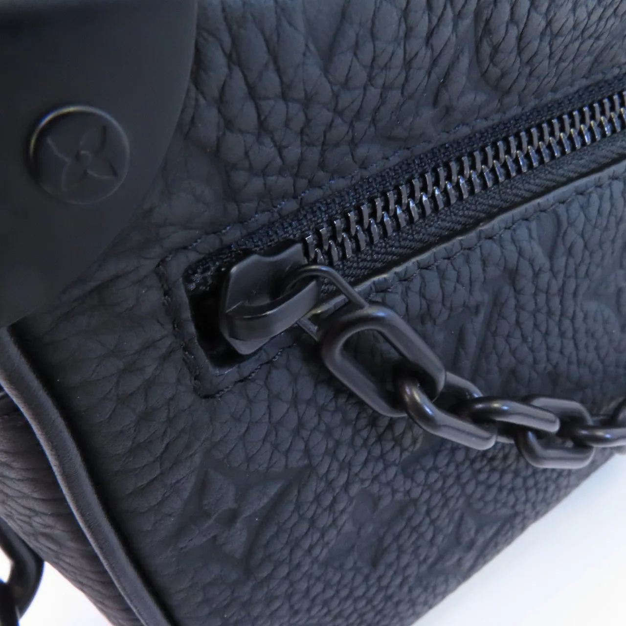 LOUIS VUITTON M55702 肩背包 牛皮 黑色 牛皮 中古品A - 縮圖 13