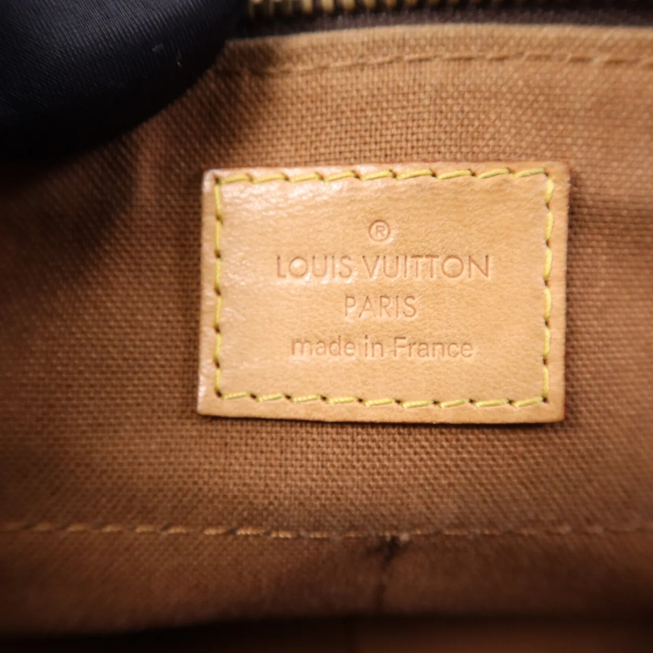 LOUIS VUITTON Popincourt M40008 肩背包 塗層帆布 棕色 塗層帆布 中古品B - 縮圖 6