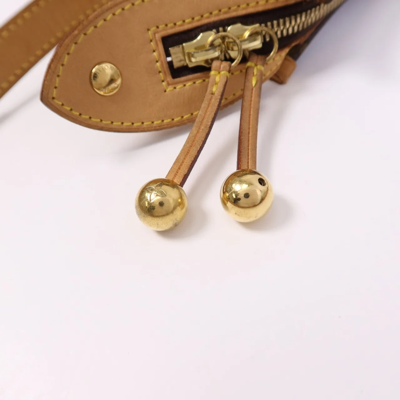 LOUIS VUITTON Popincourt M40008 肩背包 塗層帆布 棕色 塗層帆布 中古品B - 縮圖 7