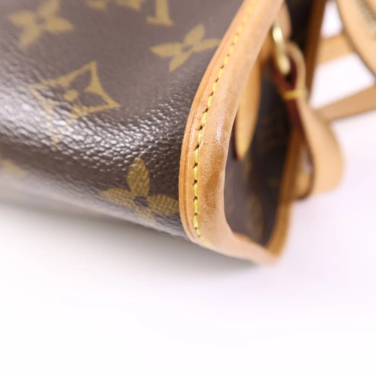 LOUIS VUITTON Popincourt M40008 肩背包 塗層帆布 棕色 塗層帆布 中古品B - 縮圖 12