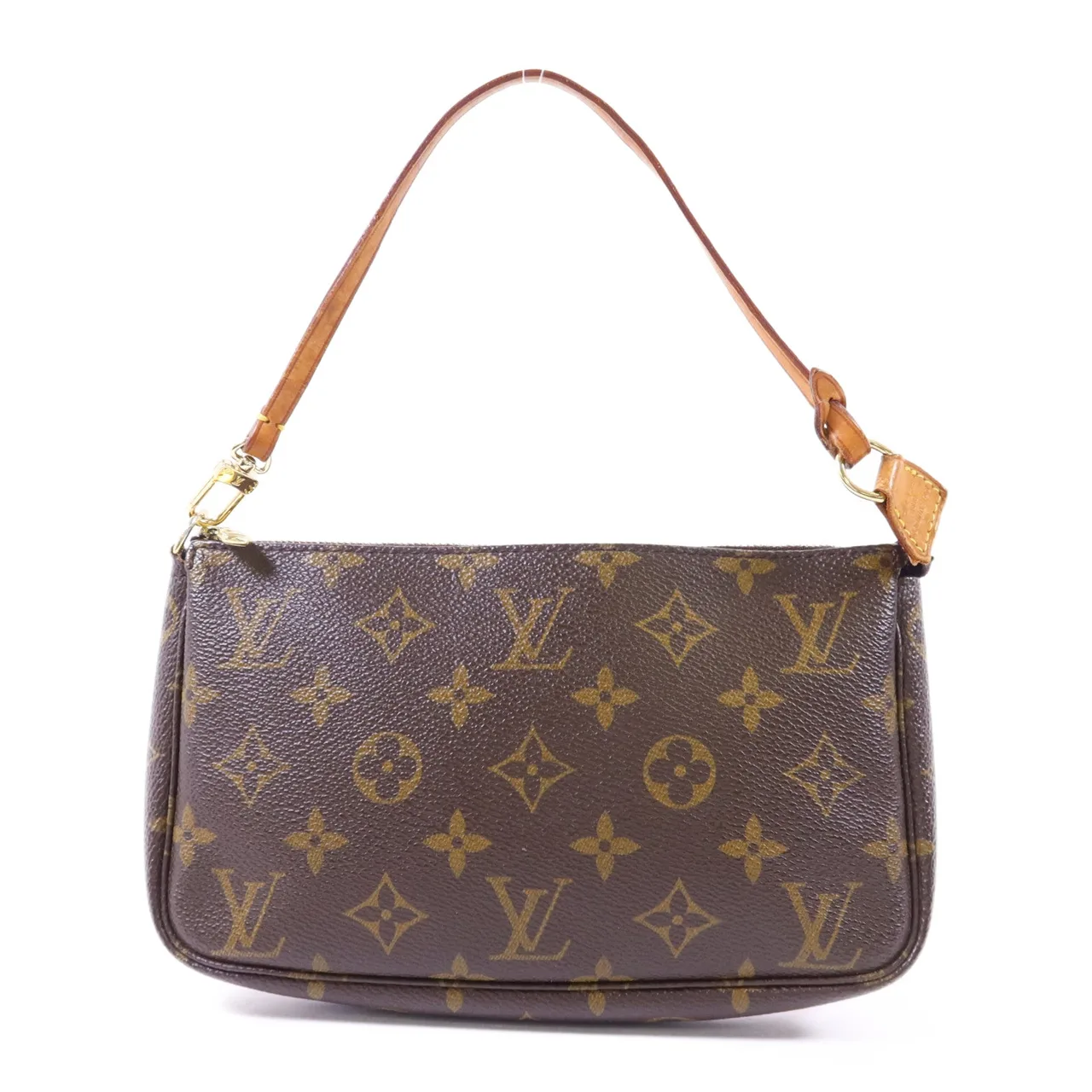 LOUIS VUITTON Pochette Accessoires M51980 化妝箱包 塗層帆布 棕色 / Brown 塗層帆布 中古品B - 縮圖 2
