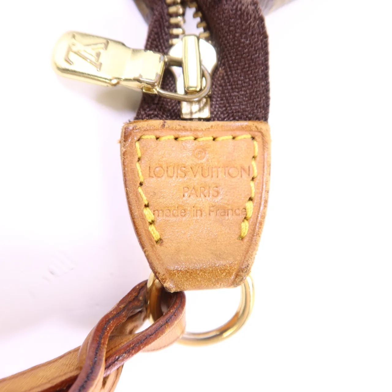 LOUIS VUITTON Pochette Accessoires M51980 化妝箱包 塗層帆布 棕色 / Brown 塗層帆布 中古品B - 縮圖 7