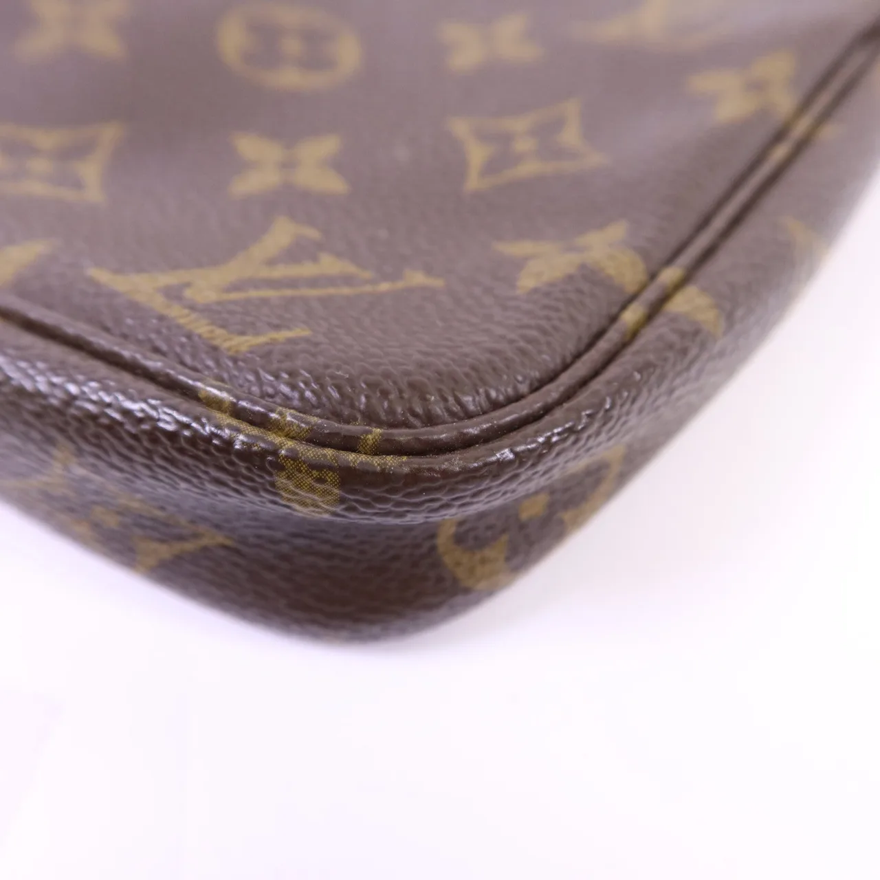 LOUIS VUITTON Pochette Accessoires M51980 化妝箱包 塗層帆布 棕色 / Brown 塗層帆布 中古品B - 縮圖 12