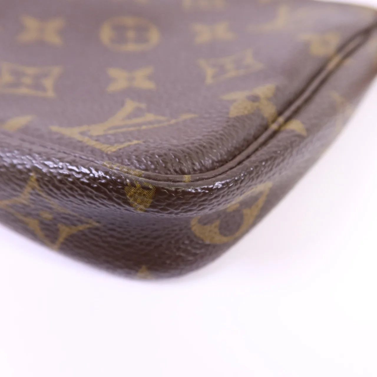 LOUIS VUITTON Pochette Accessoires M51980 化妝箱包 塗層帆布 棕色 / Brown 塗層帆布 中古品B - 縮圖 13