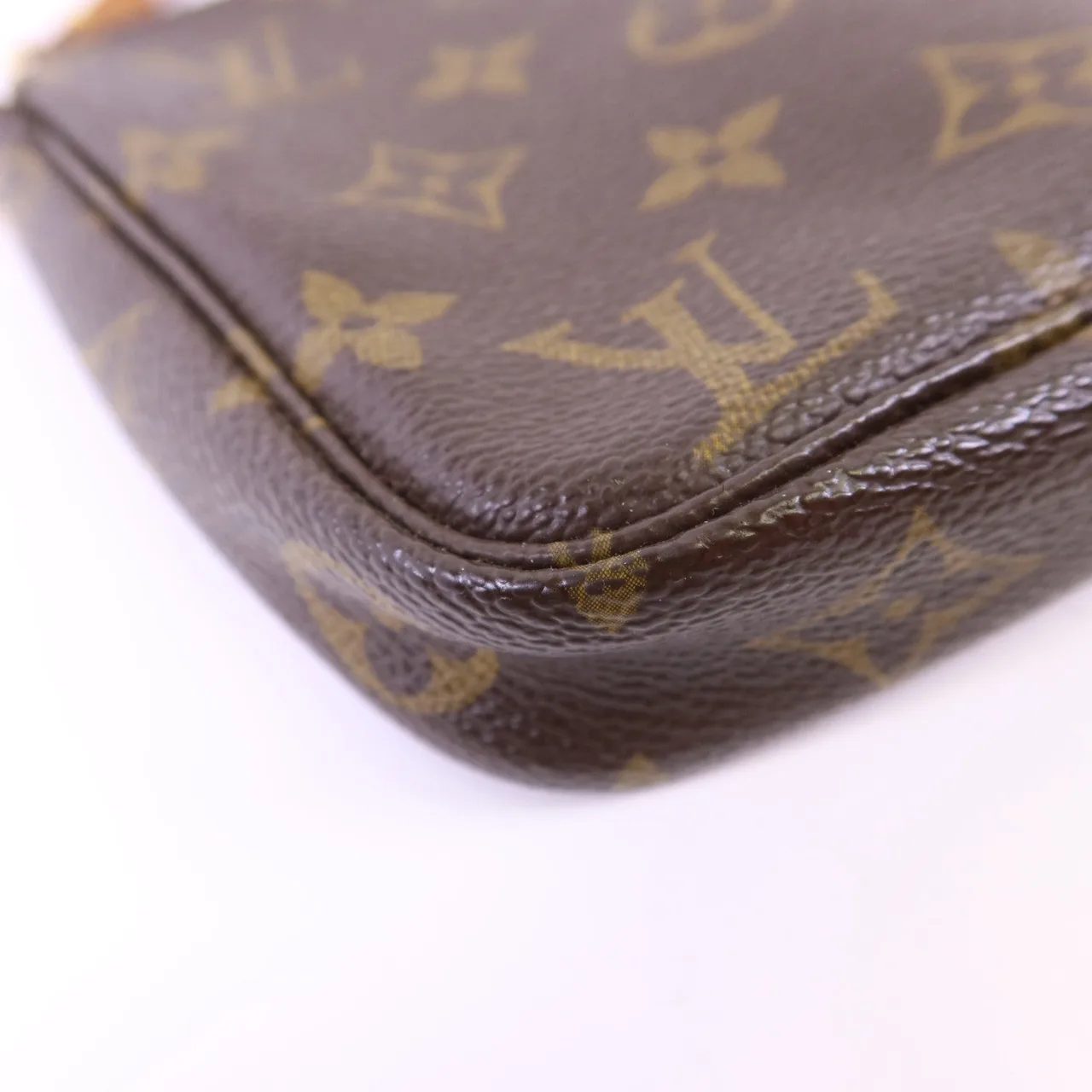 LOUIS VUITTON Pochette Accessoires M51980 化妝箱包 塗層帆布 棕色 / Brown 塗層帆布 中古品B - 縮圖 14