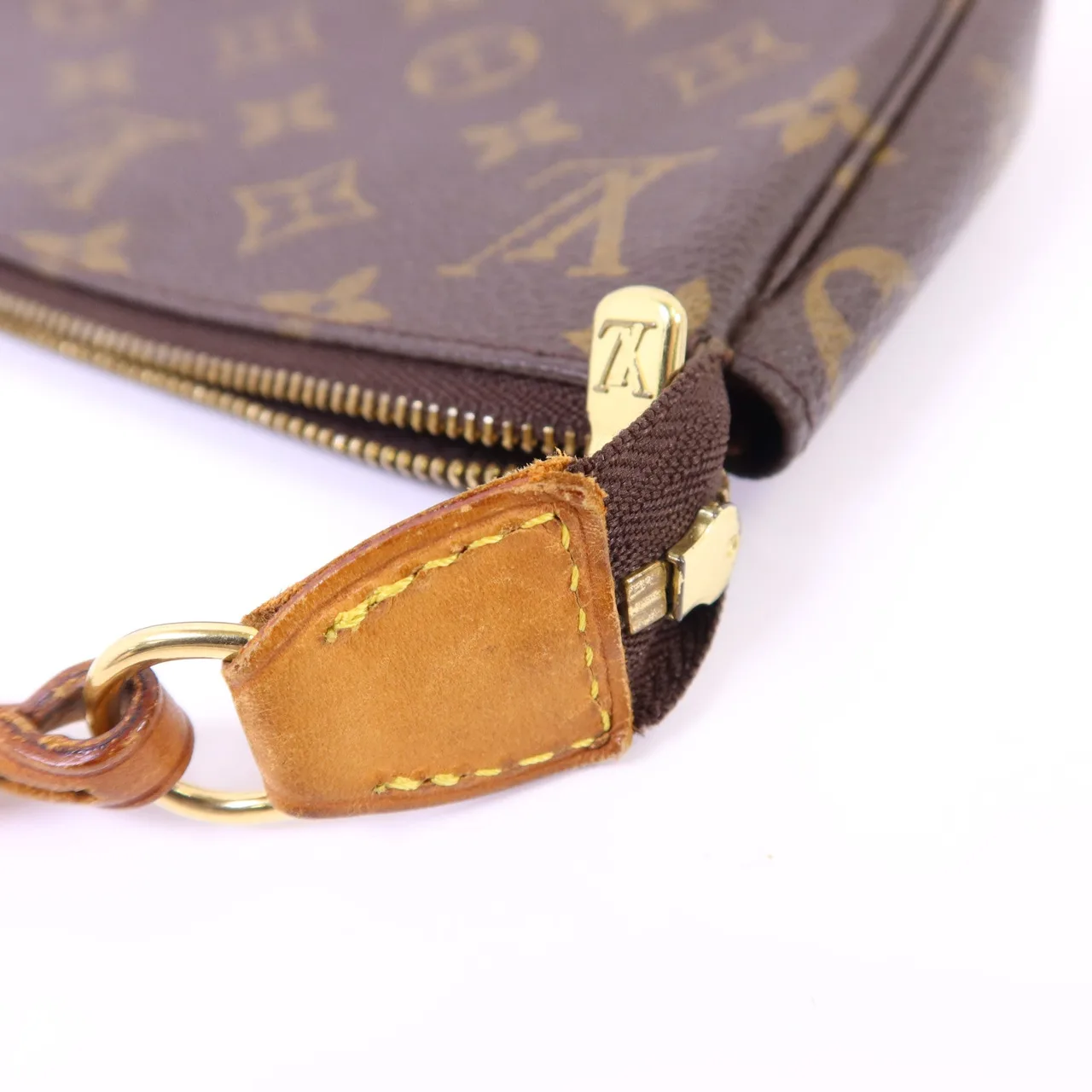 LOUIS VUITTON Pochette Accessoires M51980 化妝箱包 塗層帆布 棕色 / Brown 塗層帆布 中古品B - 縮圖 18