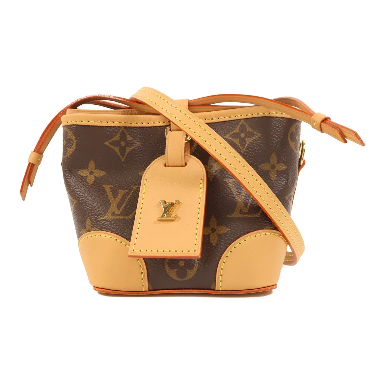 LOUIS VUITTON Noe M57099 肩背包 塗層帆布 棕色 / Brown