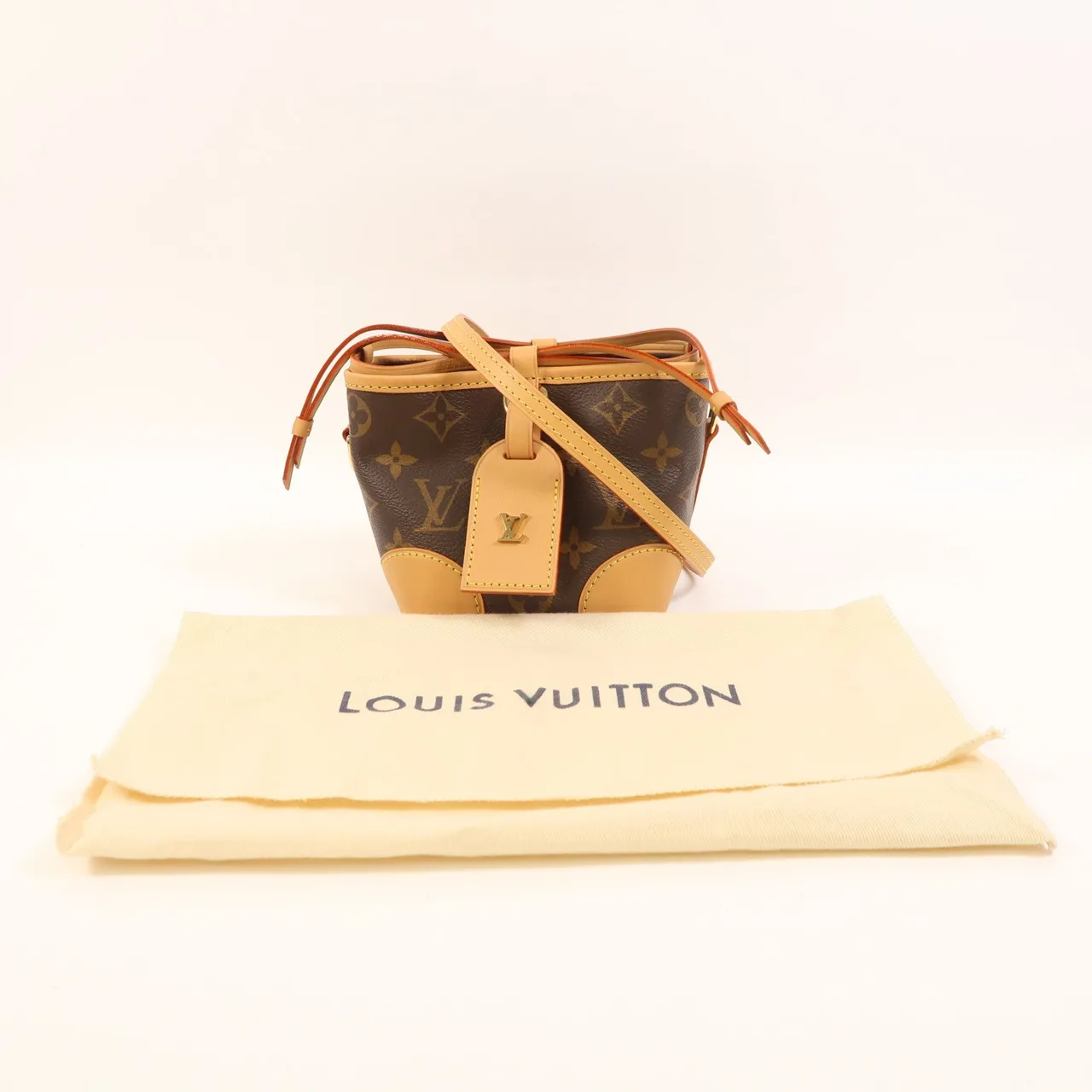 LOUIS VUITTON Noe M57099 肩背包 塗層帆布 棕色 / Brown 塗層帆布 中古品A - 縮圖 9