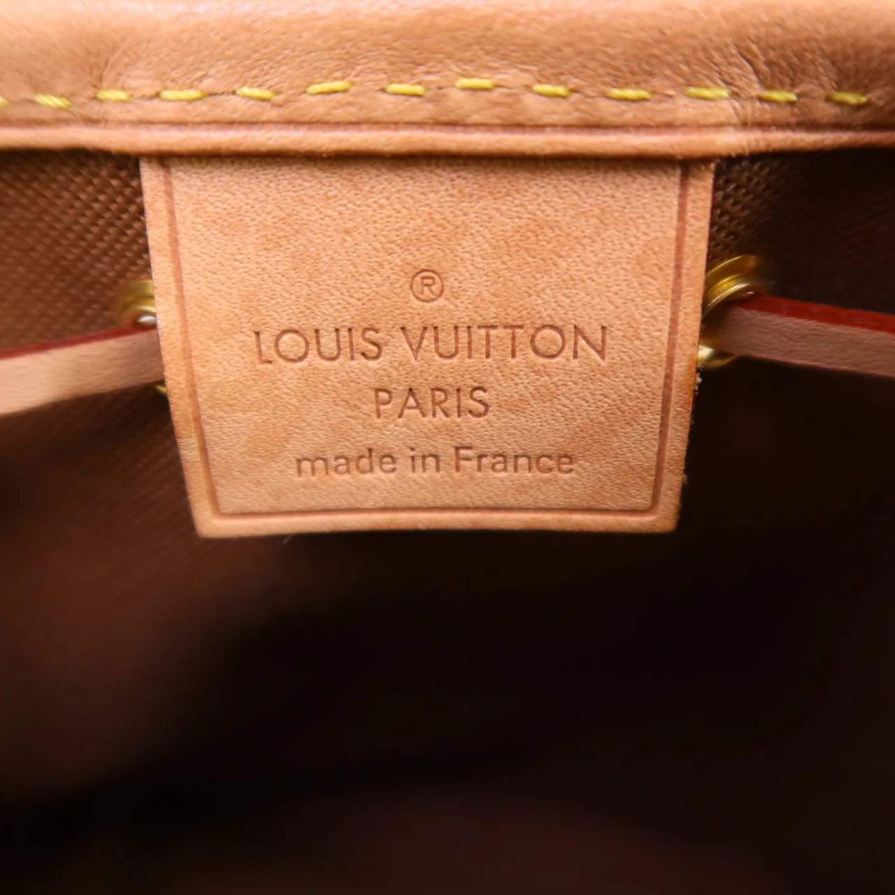 LOUIS VUITTON Nano Noe M41346 肩背包 塗層帆布 棕色 塗層帆布 中古品B - 縮圖 13