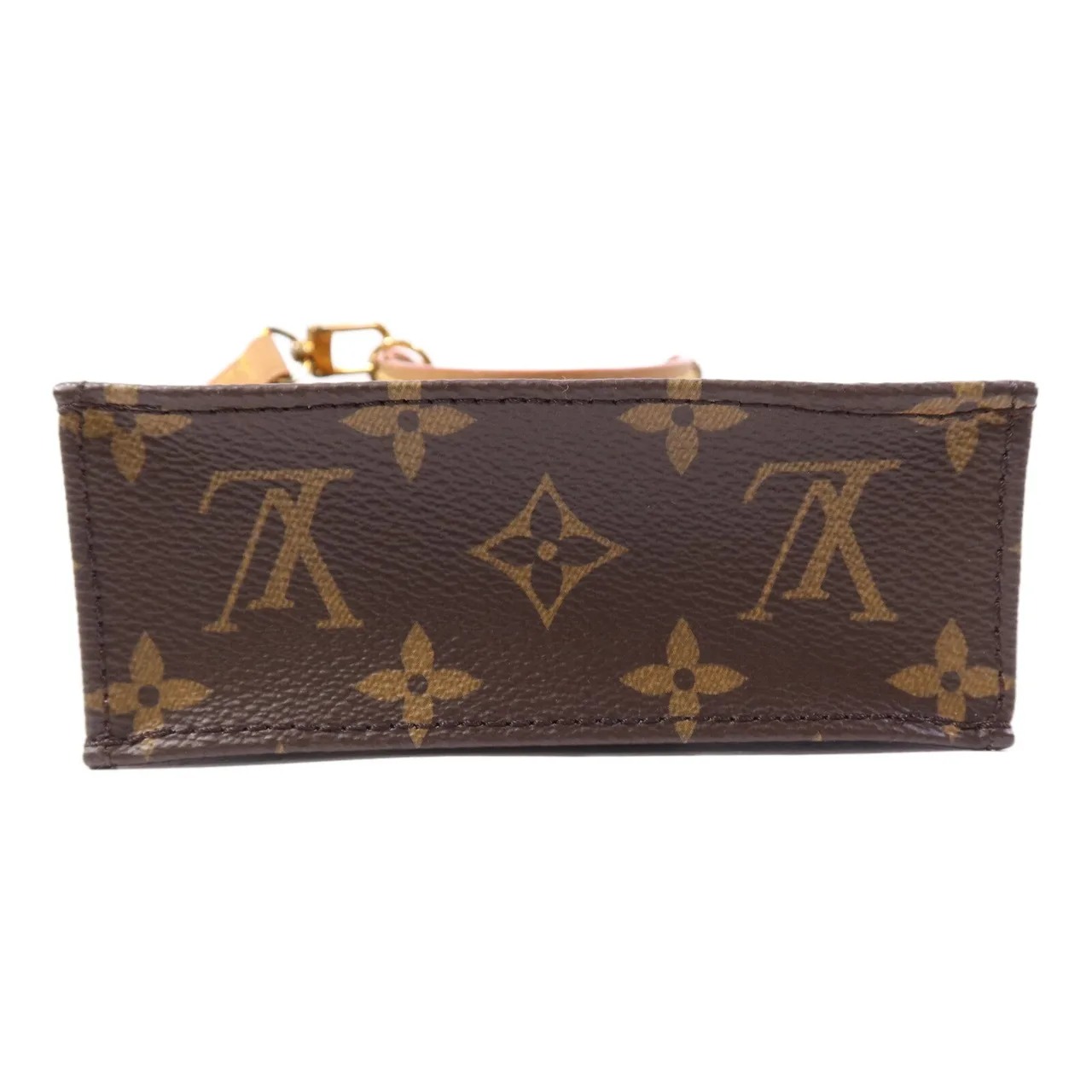 LOUIS VUITTON Petit Sac Plat M69442 兩用包 塗層帆布 棕色 / Brown 塗層帆布 中古品A - 縮圖 4