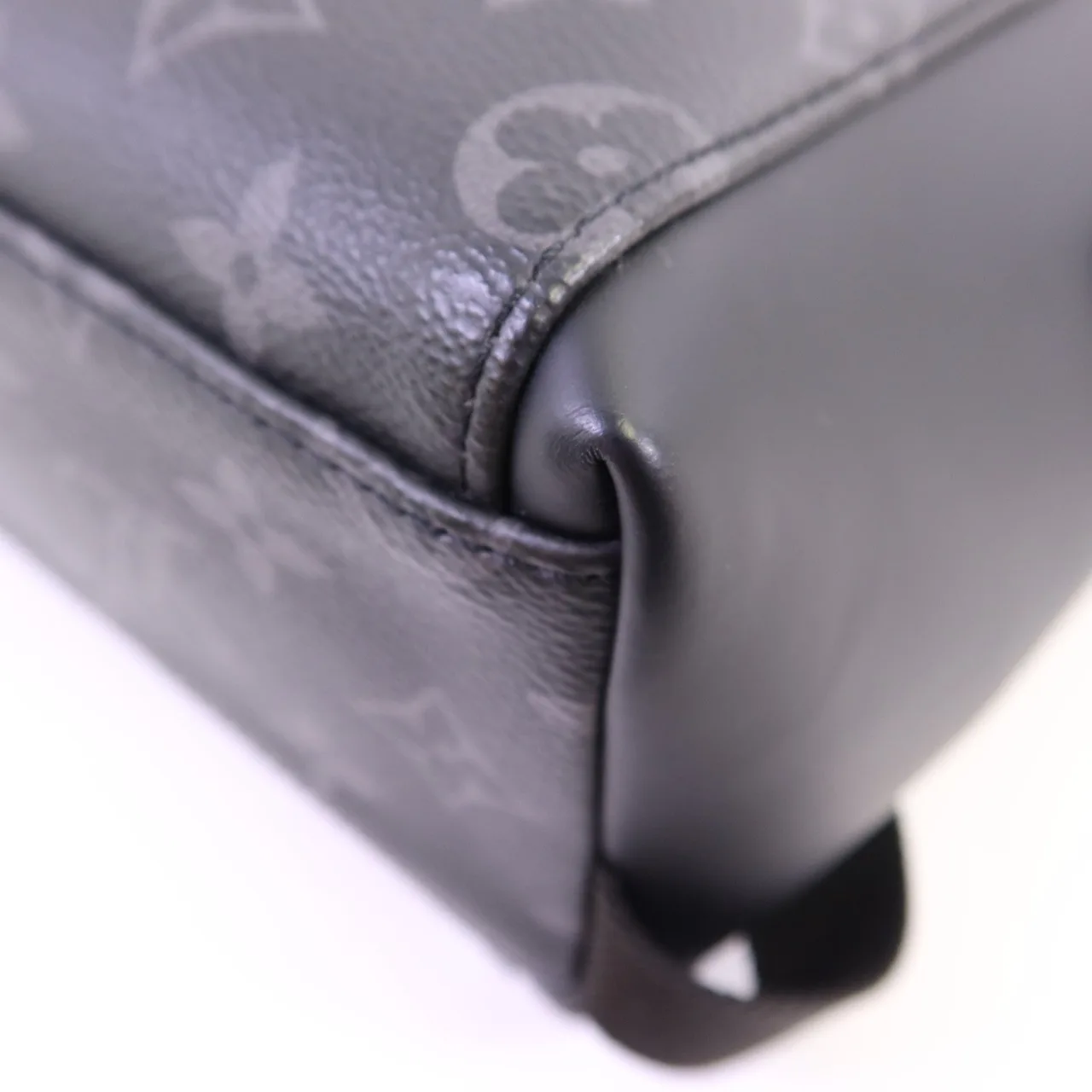 LOUIS VUITTON M40511 肩背包 塗層帆布 黑色 塗層帆布 中古品A - 縮圖 9