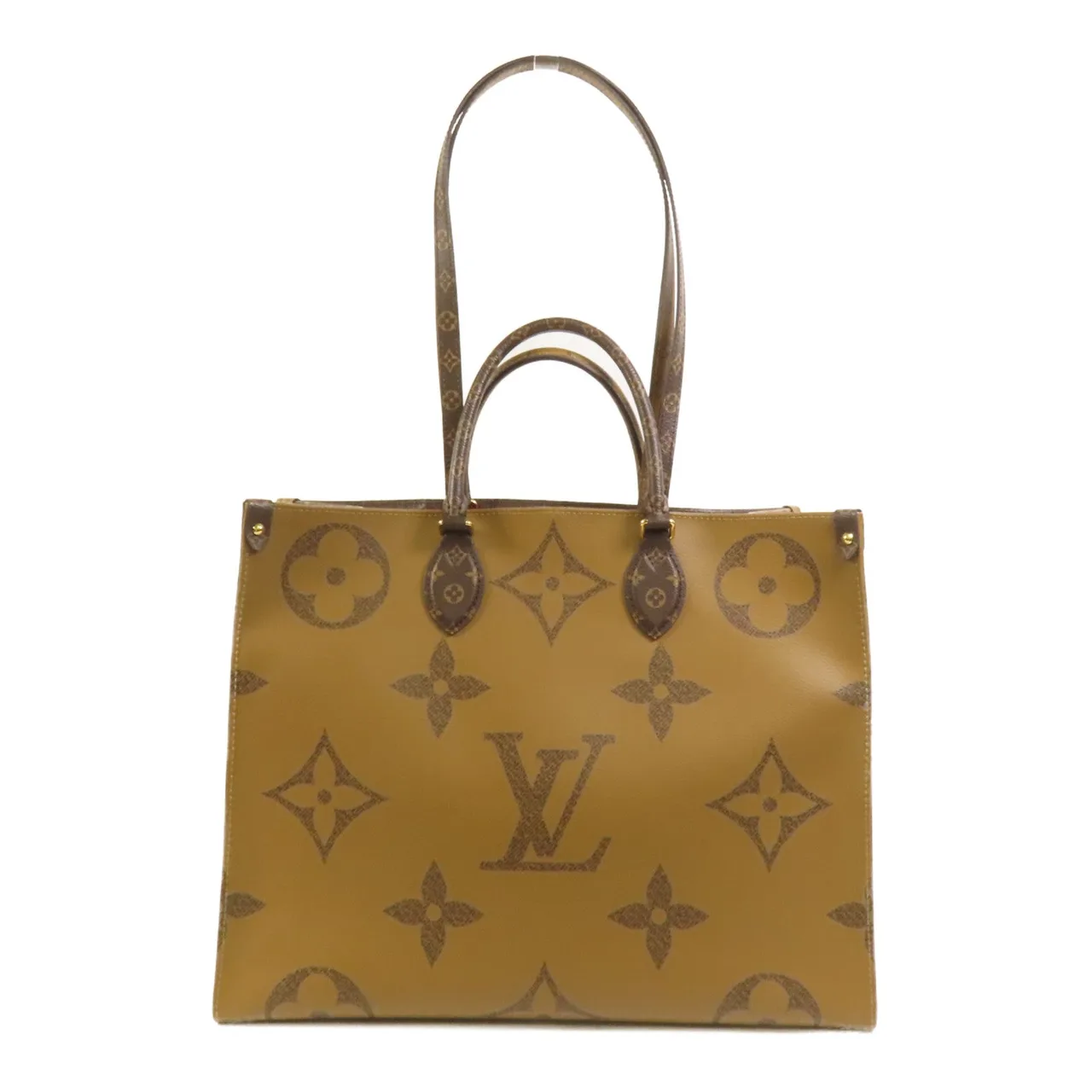LOUIS VUITTON OnTheGo M45320 2-Way Bag Coated Canvas 棕色 Coated Canvas Rank B - Thumbnail 2