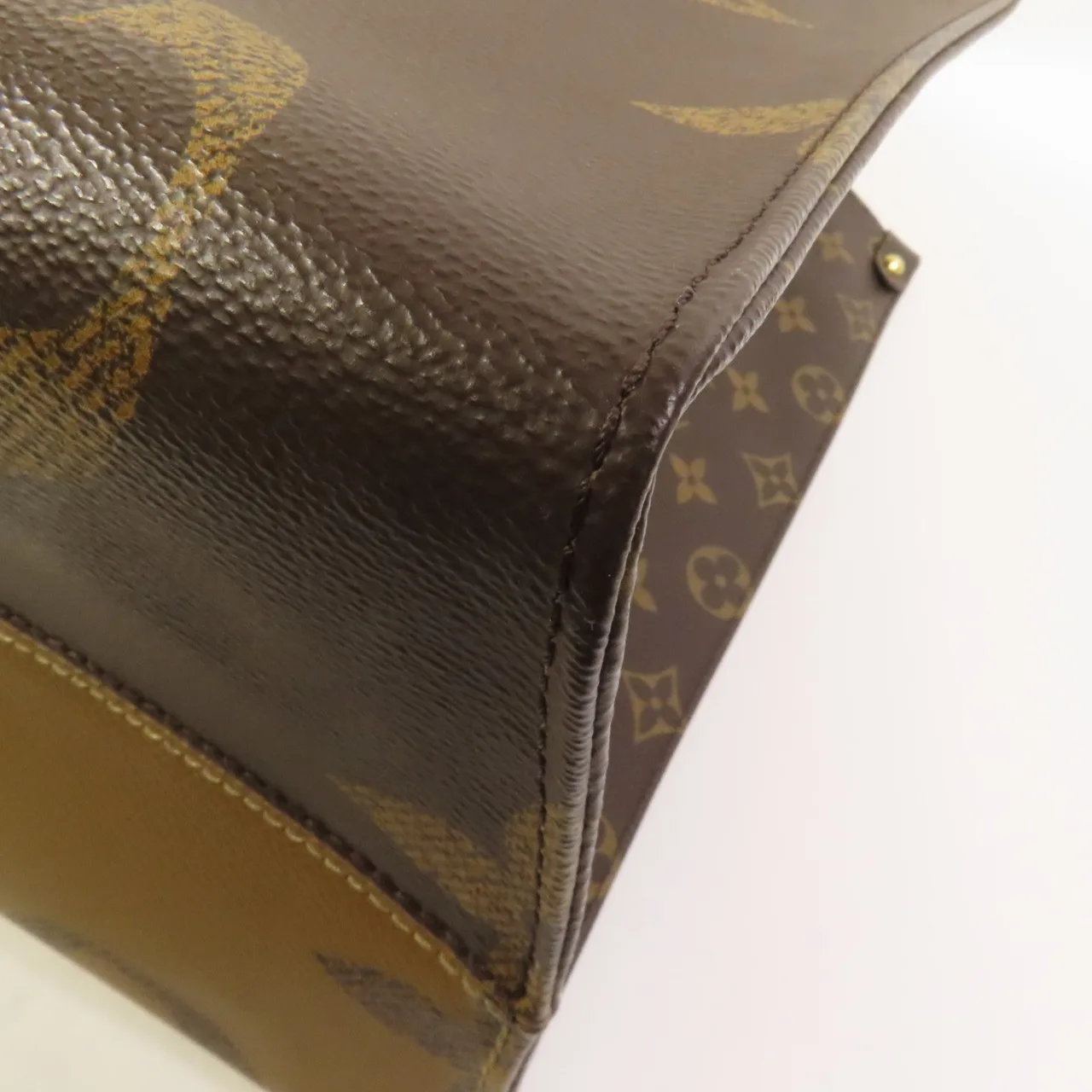 LOUIS VUITTON OnTheGo M45320 2-Way Bag Coated Canvas 棕色 Coated Canvas Rank B - Thumbnail 12