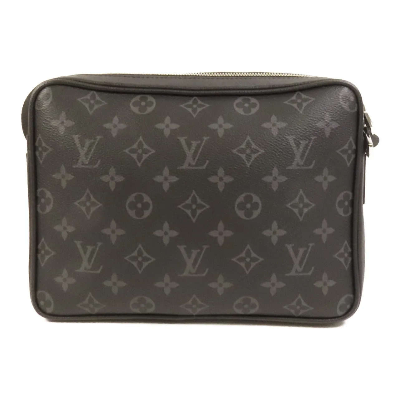 LOUIS VUITTON Outdoor Messenger M30233 Shoulder Bag Coated Canvas 黑色 / Black Coated Canvas Rank A - Thumbnail 2