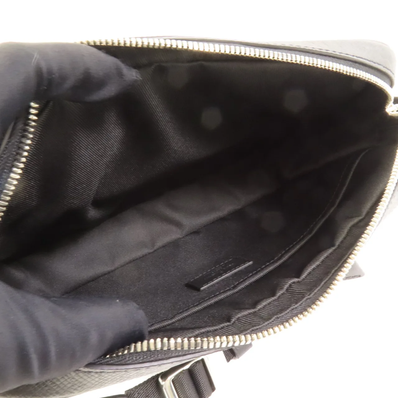 LOUIS VUITTON Outdoor Messenger M30233 Shoulder Bag Coated Canvas 黑色 / Black Coated Canvas Rank A - Thumbnail 9