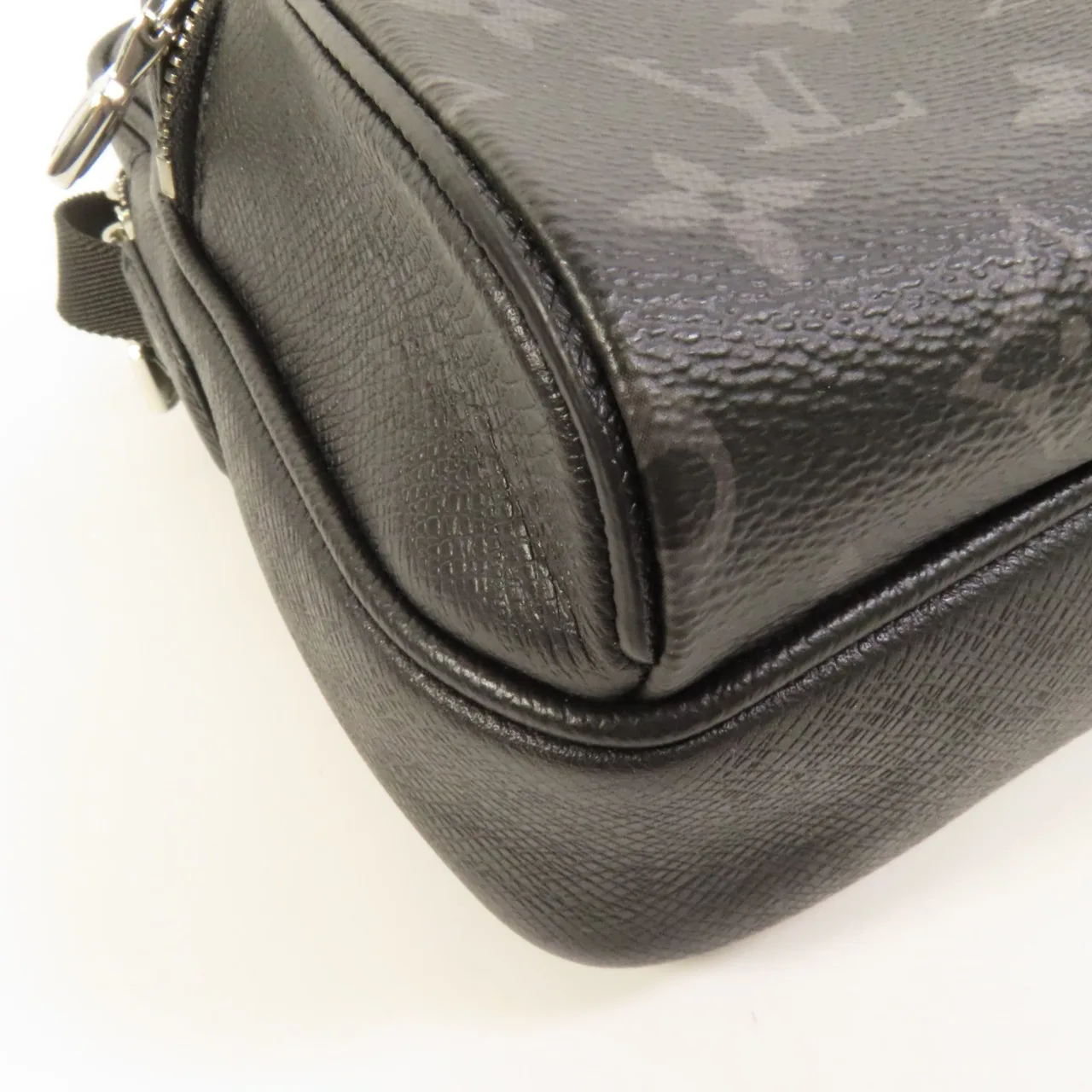 LOUIS VUITTON Outdoor Messenger M30233 Shoulder Bag Coated Canvas 黑色 / Black Coated Canvas Rank A - Thumbnail 11