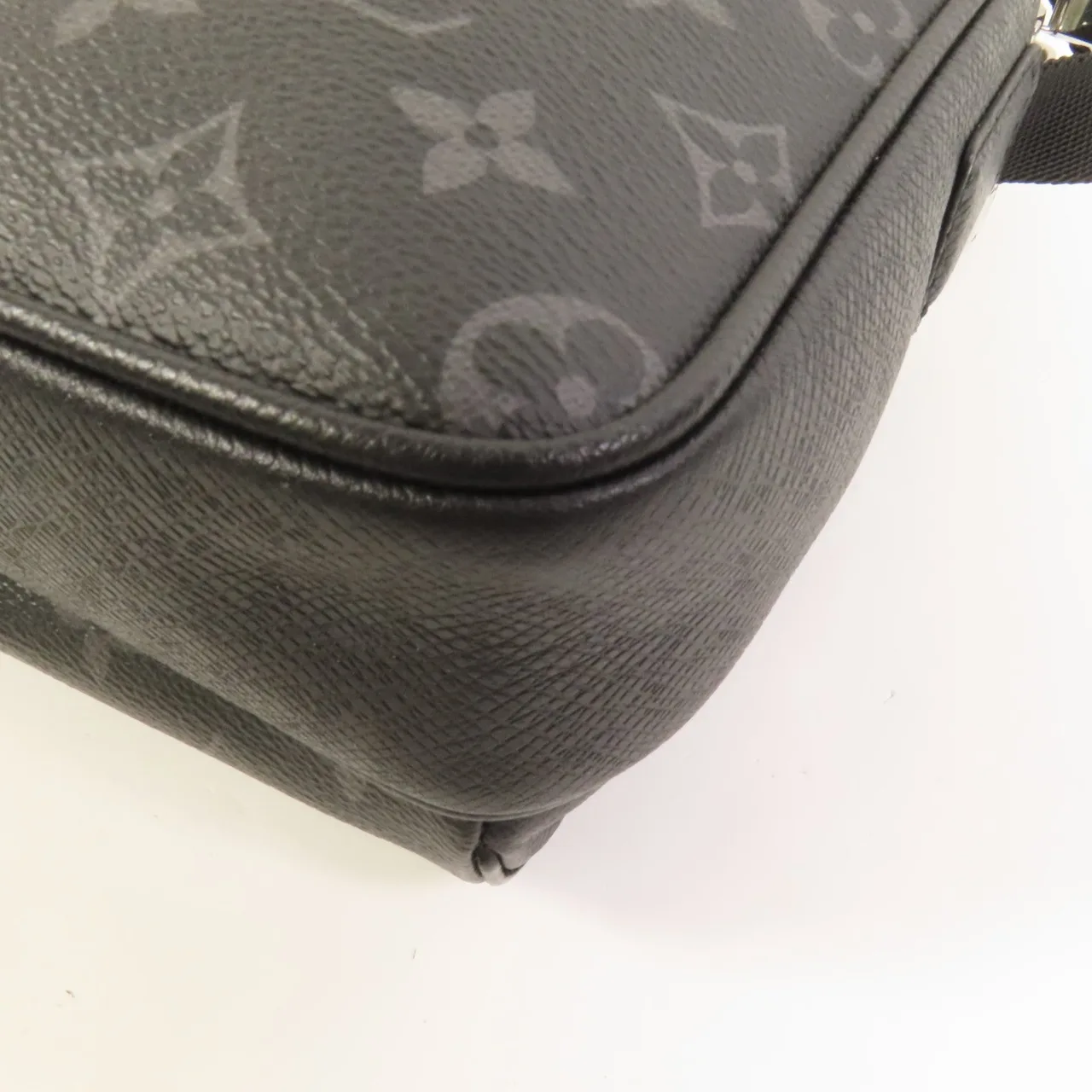 LOUIS VUITTON Outdoor Messenger M30233 Shoulder Bag Coated Canvas 黑色 / Black Coated Canvas Rank A - Thumbnail 13