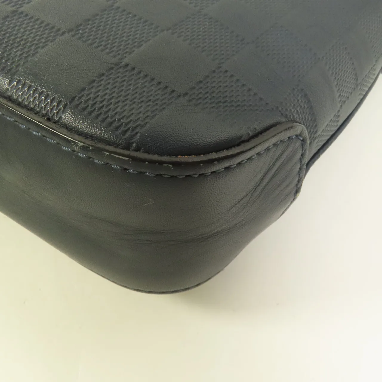 LOUIS VUITTON N41285 肩背包 牛皮 綠色 / Blue 牛皮 中古品B - 縮圖 14