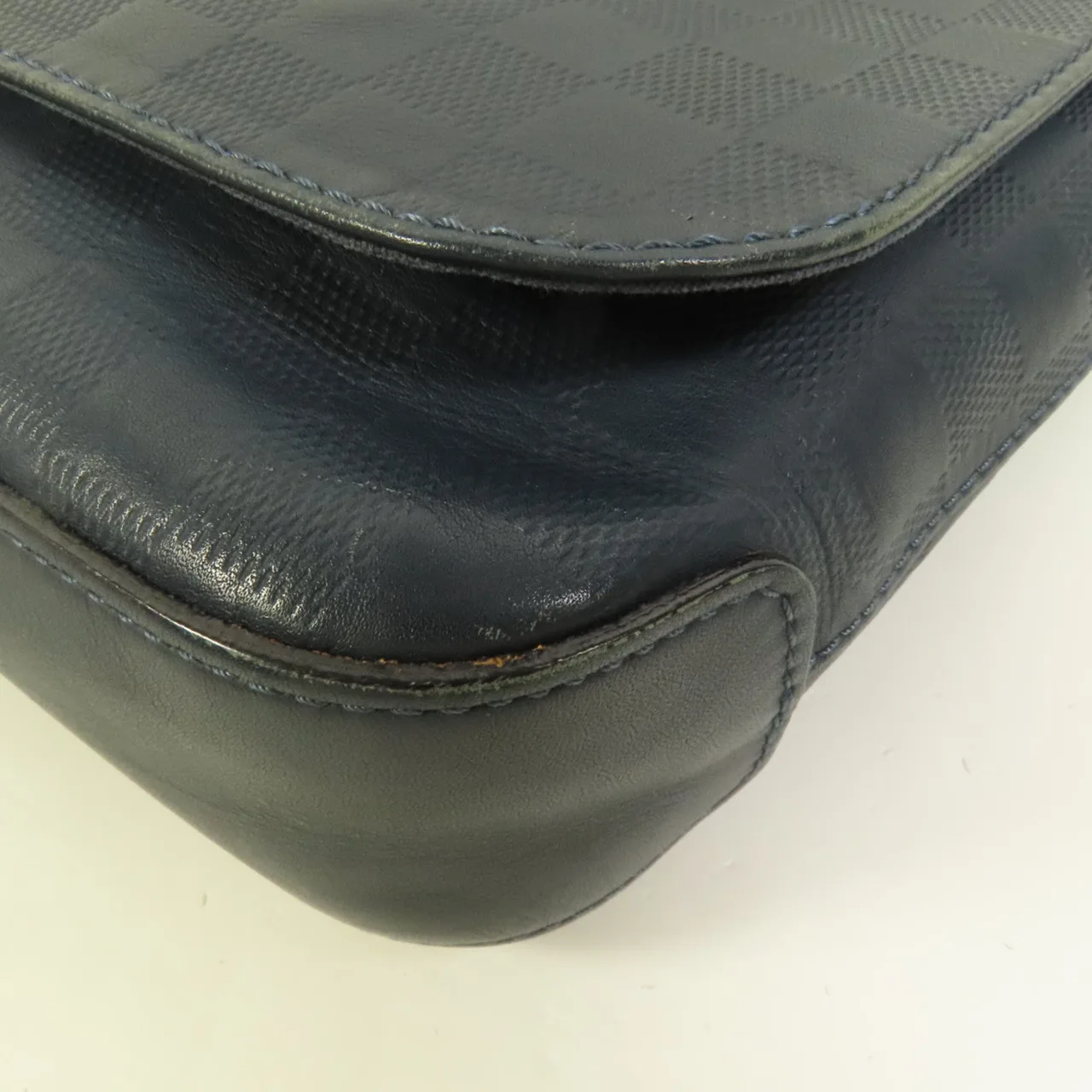 LOUIS VUITTON N41285 肩背包 牛皮 綠色 / Blue 牛皮 中古品B - 縮圖 15