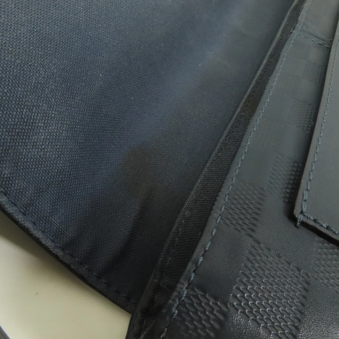 LOUIS VUITTON N41285 肩背包 牛皮 綠色 / Blue 牛皮 中古品B - 縮圖 16