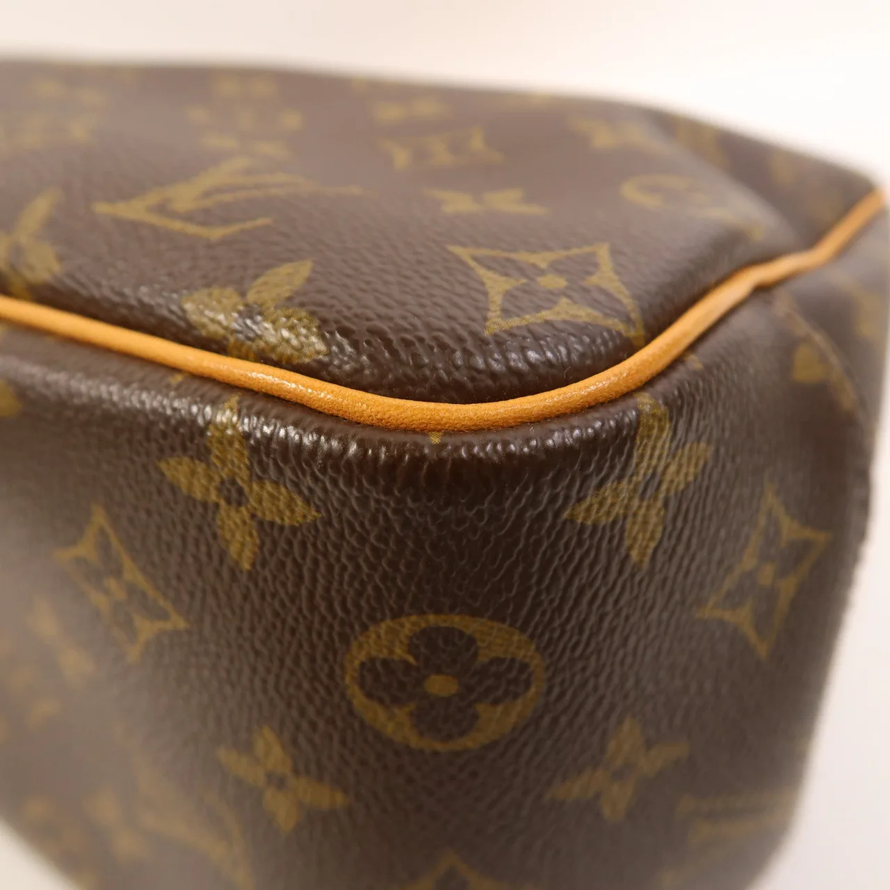 LOUIS VUITTON Deauville M47270 Handbag Coated Canvas 棕色 / Brown Coated Canvas Rank A - Thumbnail 12