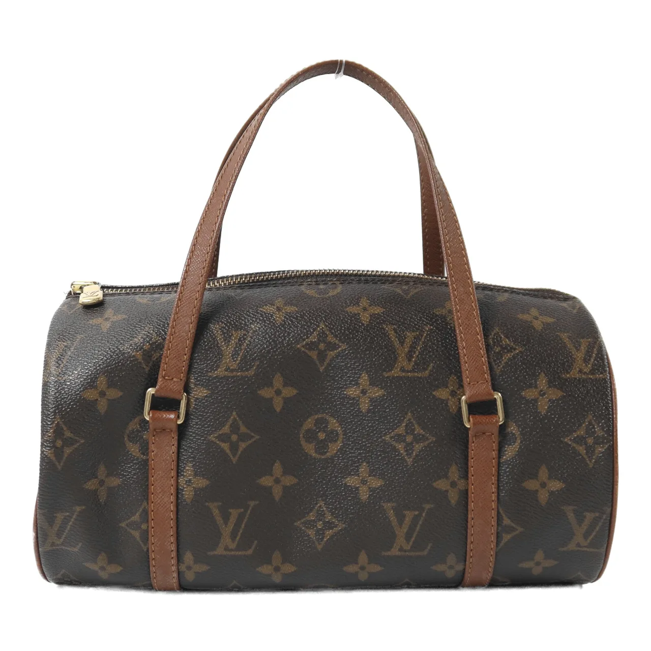 LOUIS VUITTON Papillon M51366 Handbag Coated Canvas 棕色