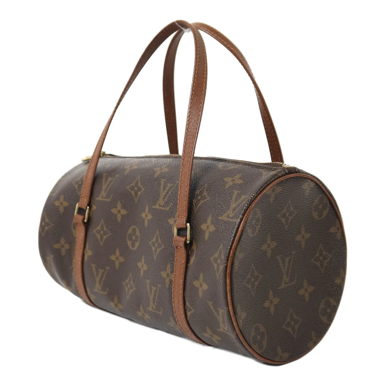 LOUIS VUITTON Papillon M51366 Handbag Coated Canvas 棕色 Coated Canvas Rank B - Thumbnail 3