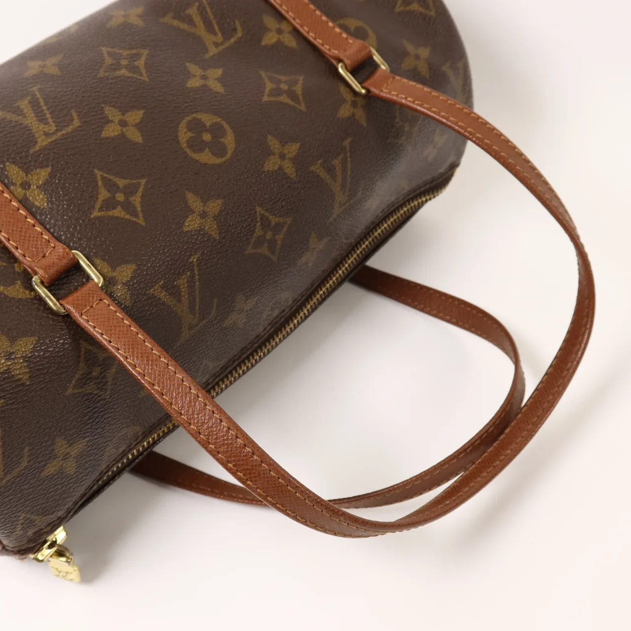 LOUIS VUITTON Papillon M51366 Handbag Coated Canvas 棕色 Coated Canvas Rank B - Thumbnail 8