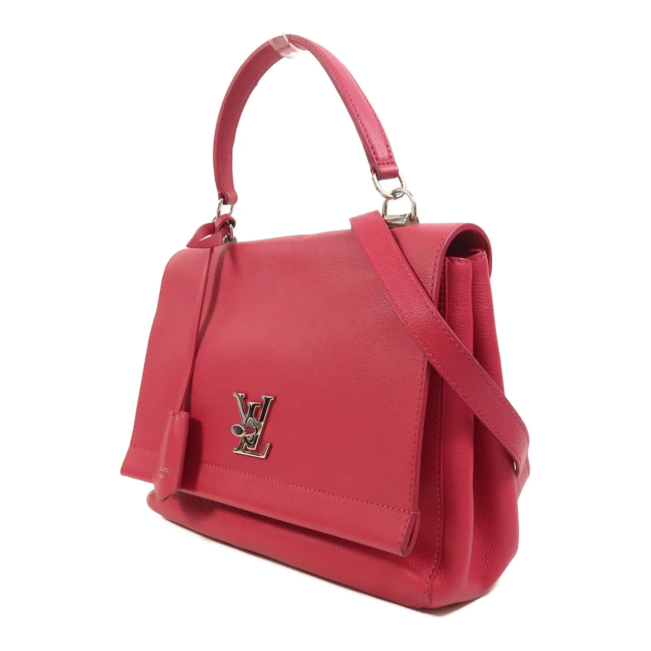 LOUIS VUITTON Lock Me M50249 2-Way Bag Calfskin 粉色 / Pink Calfskin Rank B - Thumbnail 3