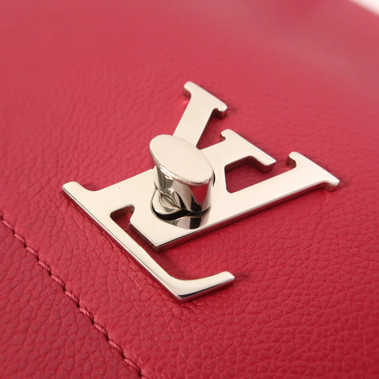 LOUIS VUITTON Lock Me M50249 2-Way Bag Calfskin 粉色 / Pink Calfskin Rank B - Thumbnail 10