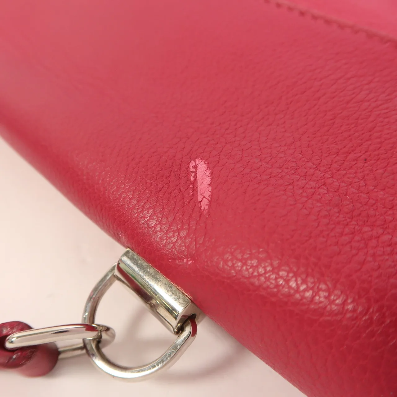LOUIS VUITTON Lock Me M50249 2-Way Bag Calfskin 粉色 / Pink Calfskin Rank B - Thumbnail 15