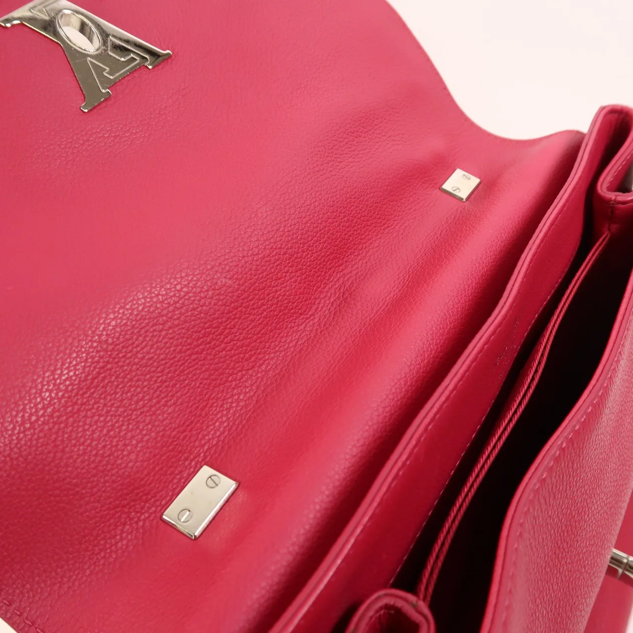 LOUIS VUITTON Lock Me M50249 2-Way Bag Calfskin 粉色 / Pink Calfskin Rank B - Thumbnail 21