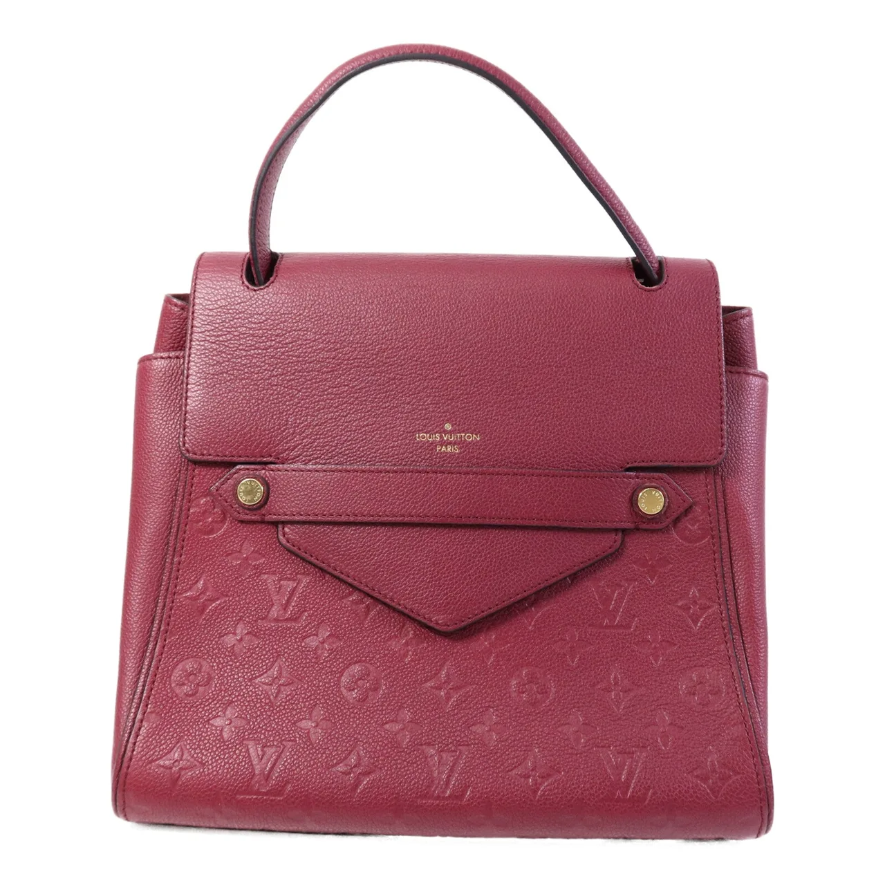 LOUIS VUITTON M50438 Handbag Calfskin 紅色 / Red
