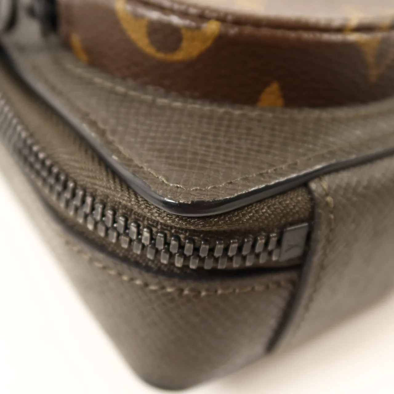 LOUIS VUITTON M30581 Shoulder Bag Coated Canvas 綠色 / 棕色 Coated Canvas Rank A - Thumbnail 14