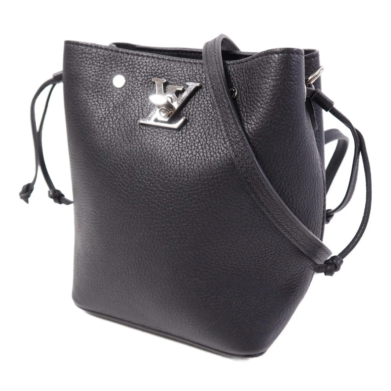 LOUIS VUITTON Lock Me M68709 Shoulder Bag Calfskin 黑色 Calfskin Rank A - Thumbnail 3