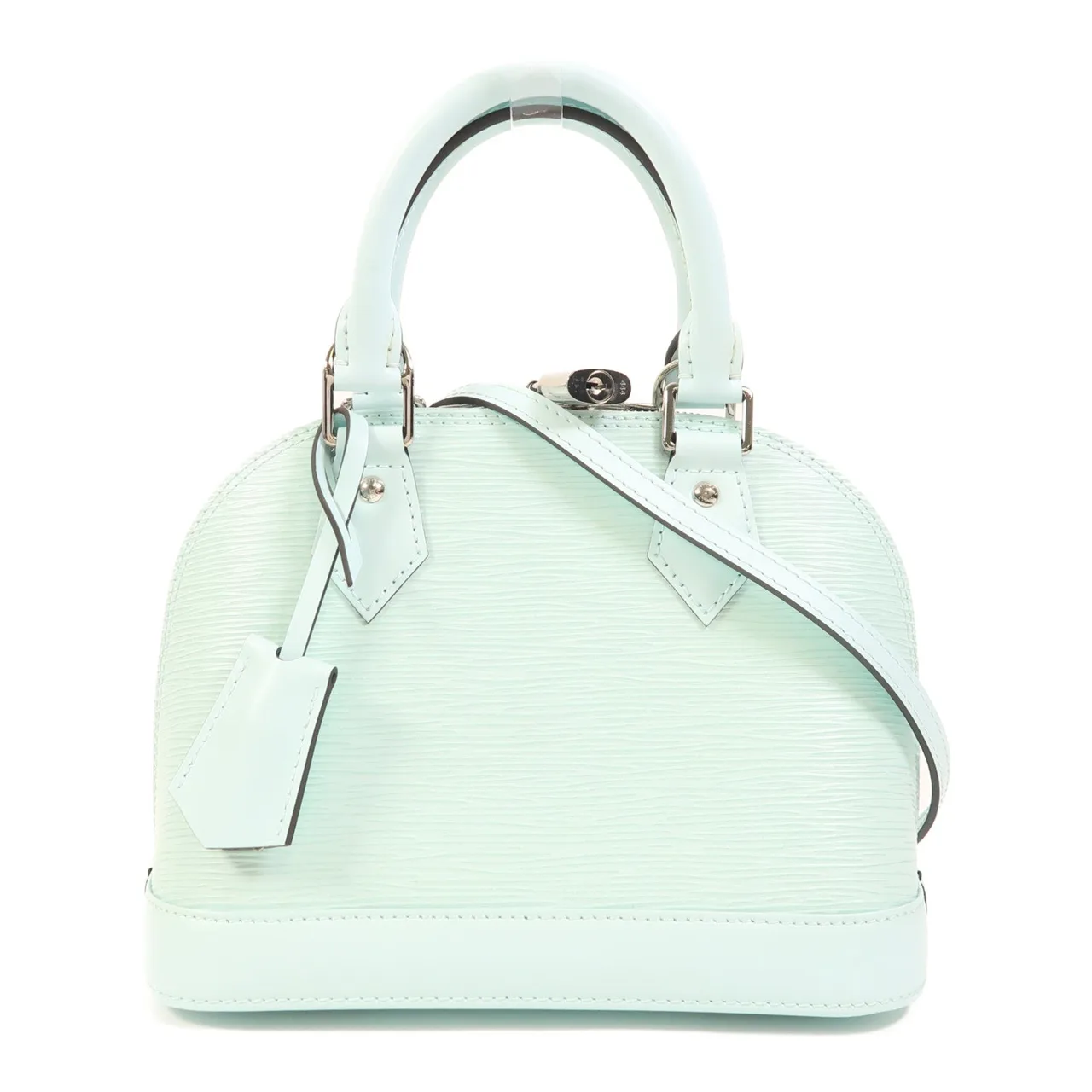 LOUIS VUITTON Alma M56206 2-Way Bag Leather 藍色 / Blue