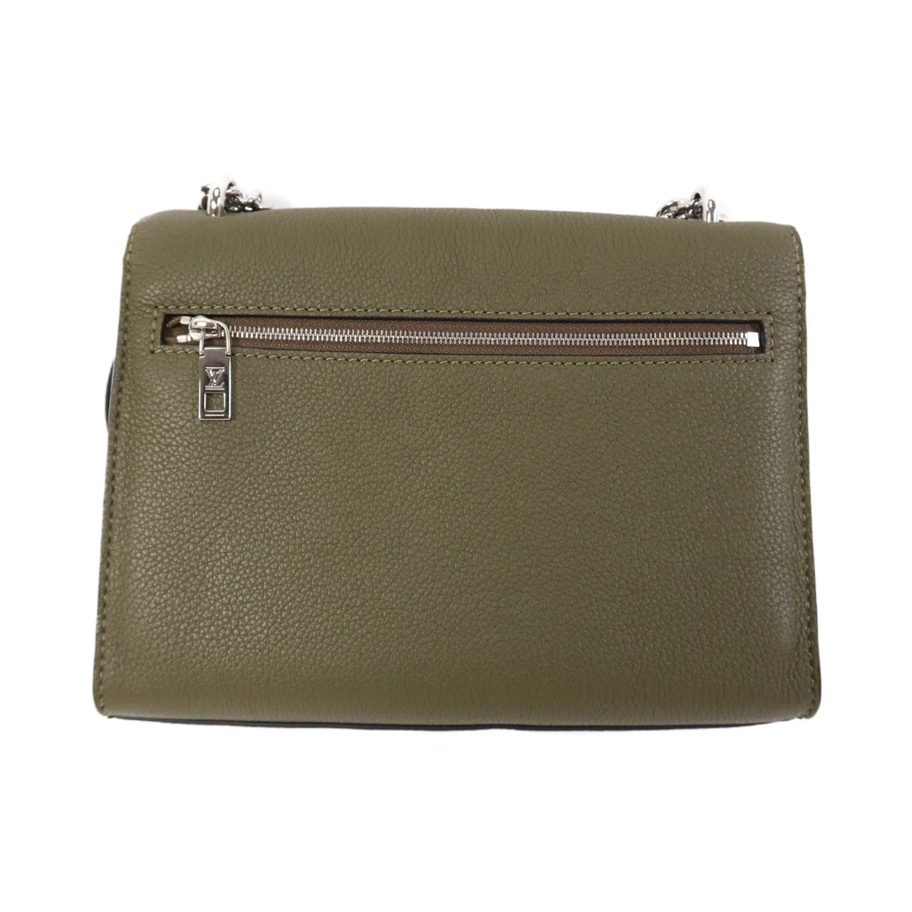 LOUIS VUITTON Lock Me M55522 Shoulder Bag Calfskin 綠色 Calfskin Rank A - Thumbnail 2