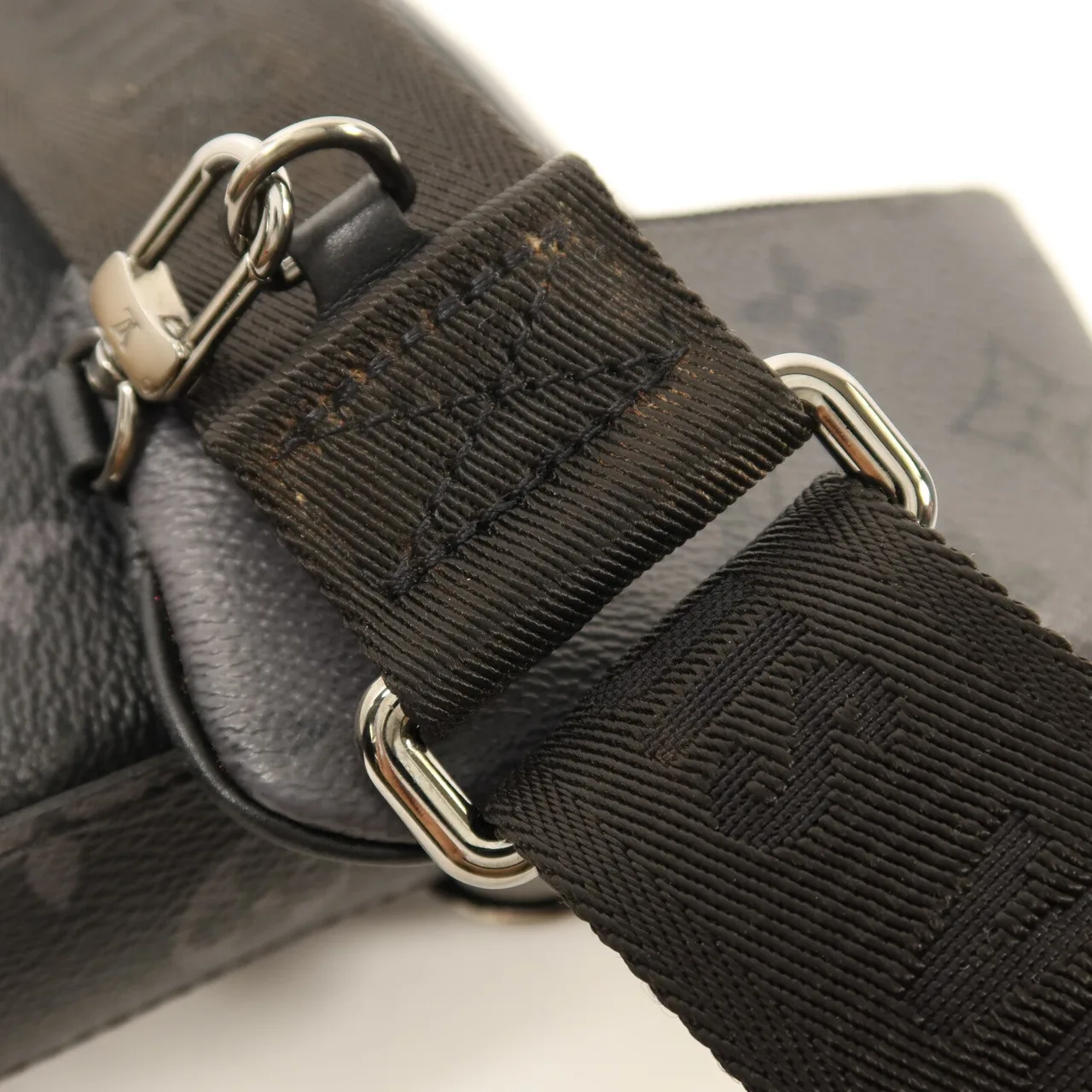 LOUIS VUITTON M69443 Shoulder Bag Coated Canvas 黑色 / 灰色 / Black Coated Canvas Rank B - Thumbnail 15