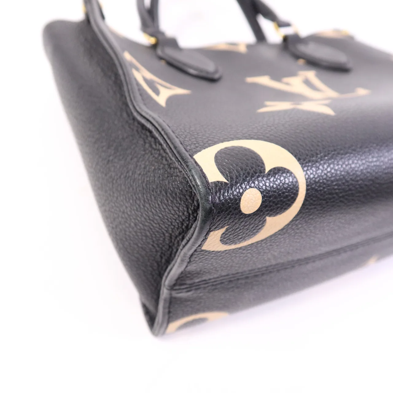 LOUIS VUITTON OnTheGo M45659 2-Way Bag Calfskin 黑色 / 米色 / Black Calfskin Rank B - Thumbnail 6