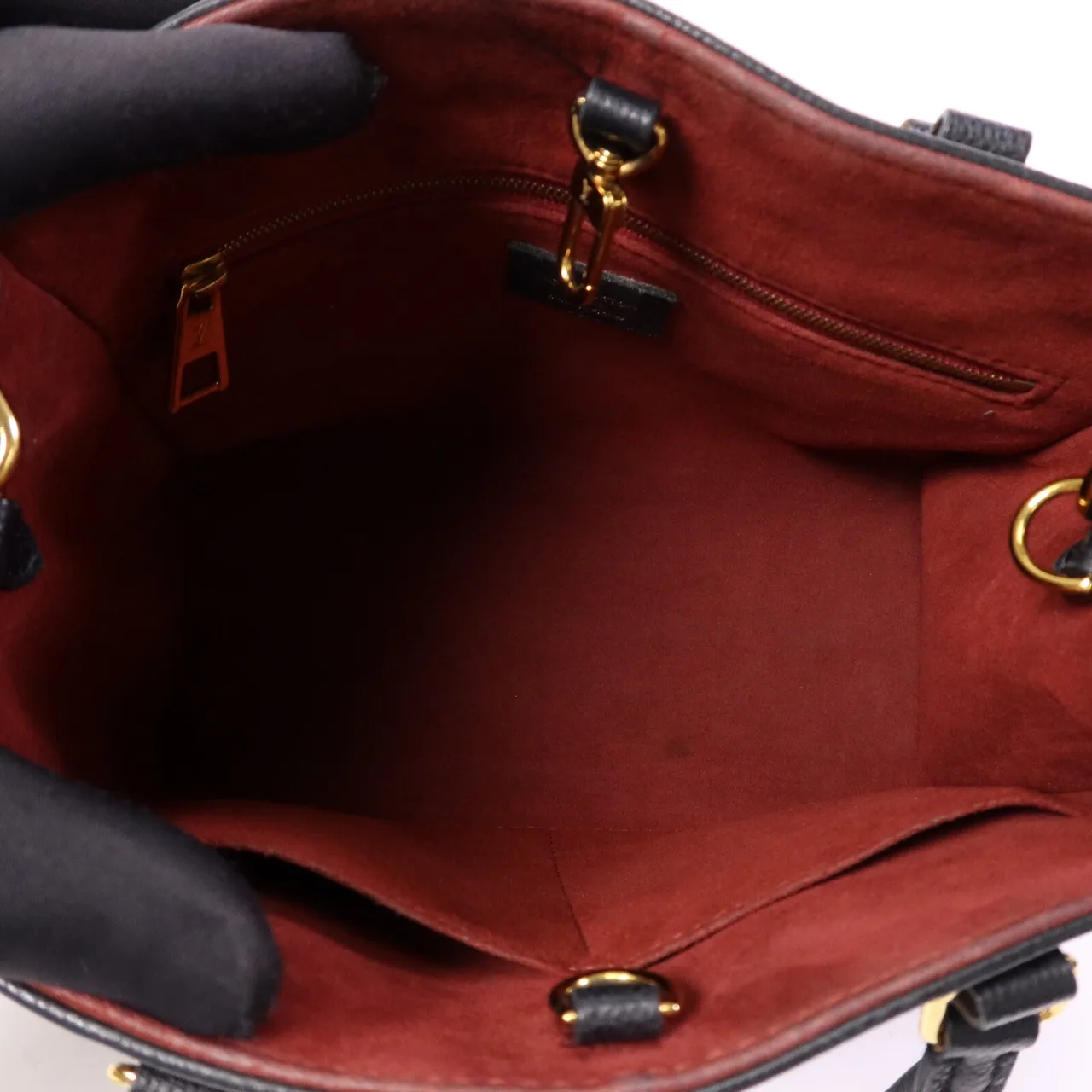 LOUIS VUITTON OnTheGo M45659 2-Way Bag Calfskin 黑色 / 米色 / Black Calfskin Rank B - Thumbnail 11