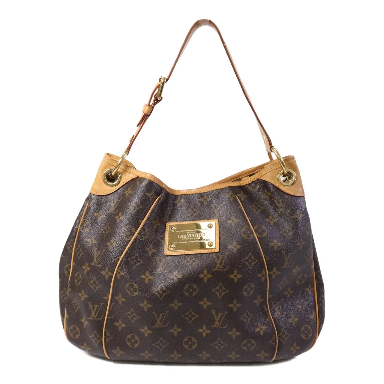 LOUIS VUITTON Galliera M56382 Shoulder Bag Coated Canvas 棕色 / Brown