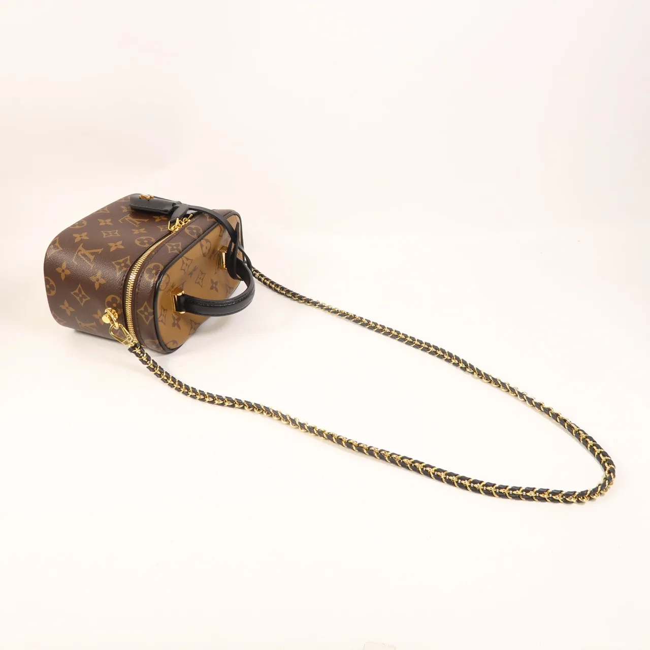 LOUIS VUITTON Vanity M45165 2-Way Bag Coated Canvas 棕色 / Brown Coated Canvas Rank A - Thumbnail 7