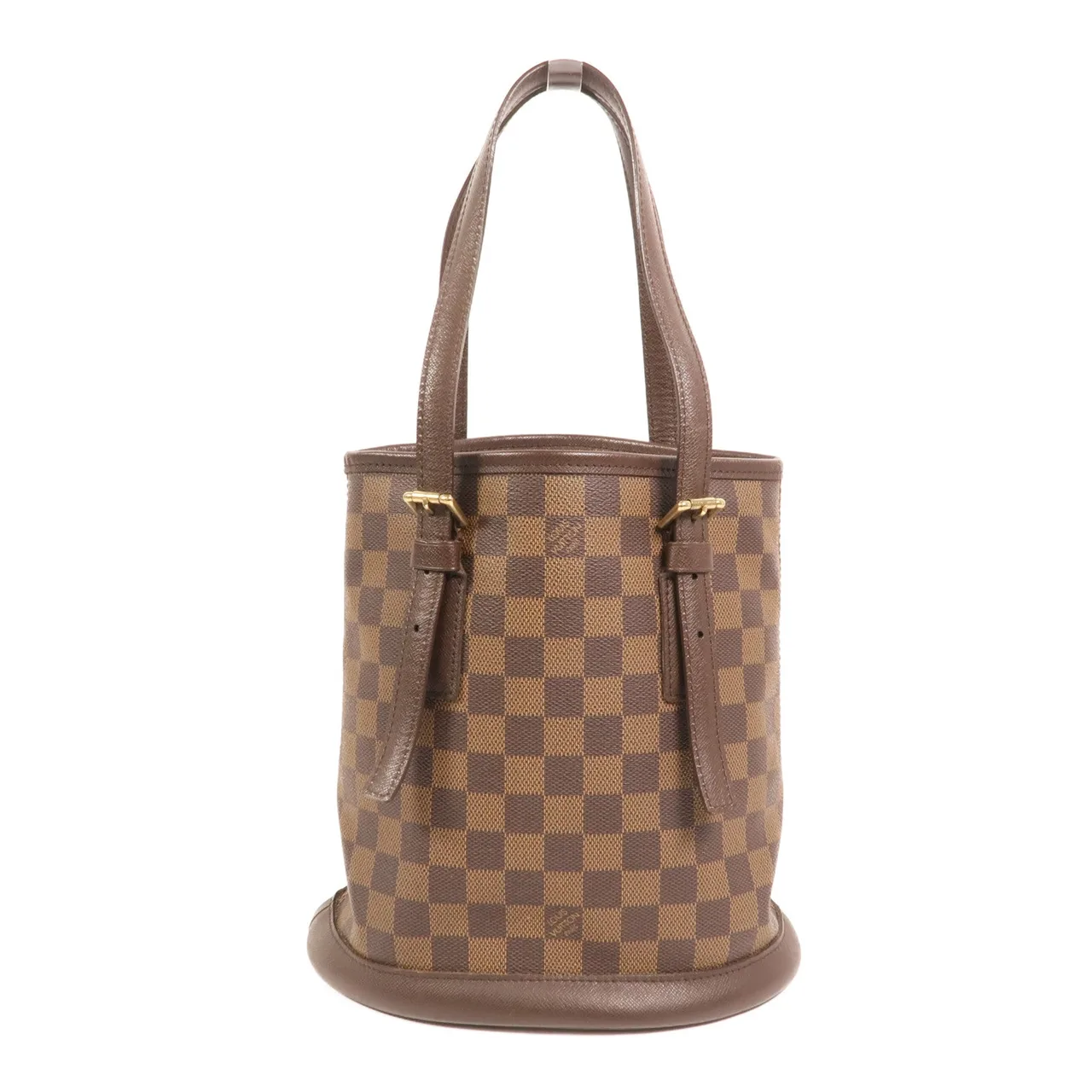 LOUIS VUITTON Marais N42240 Tote Bag Coated Canvas 棕色 Coated Canvas Rank B - Thumbnail 2