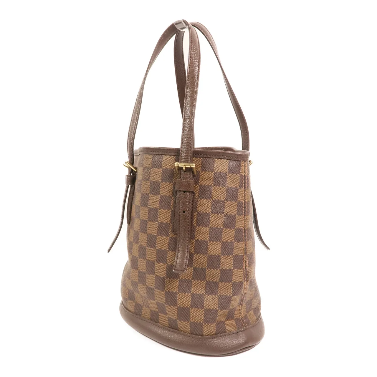 LOUIS VUITTON Marais N42240 Tote Bag Coated Canvas 棕色 Coated Canvas Rank B - Thumbnail 3