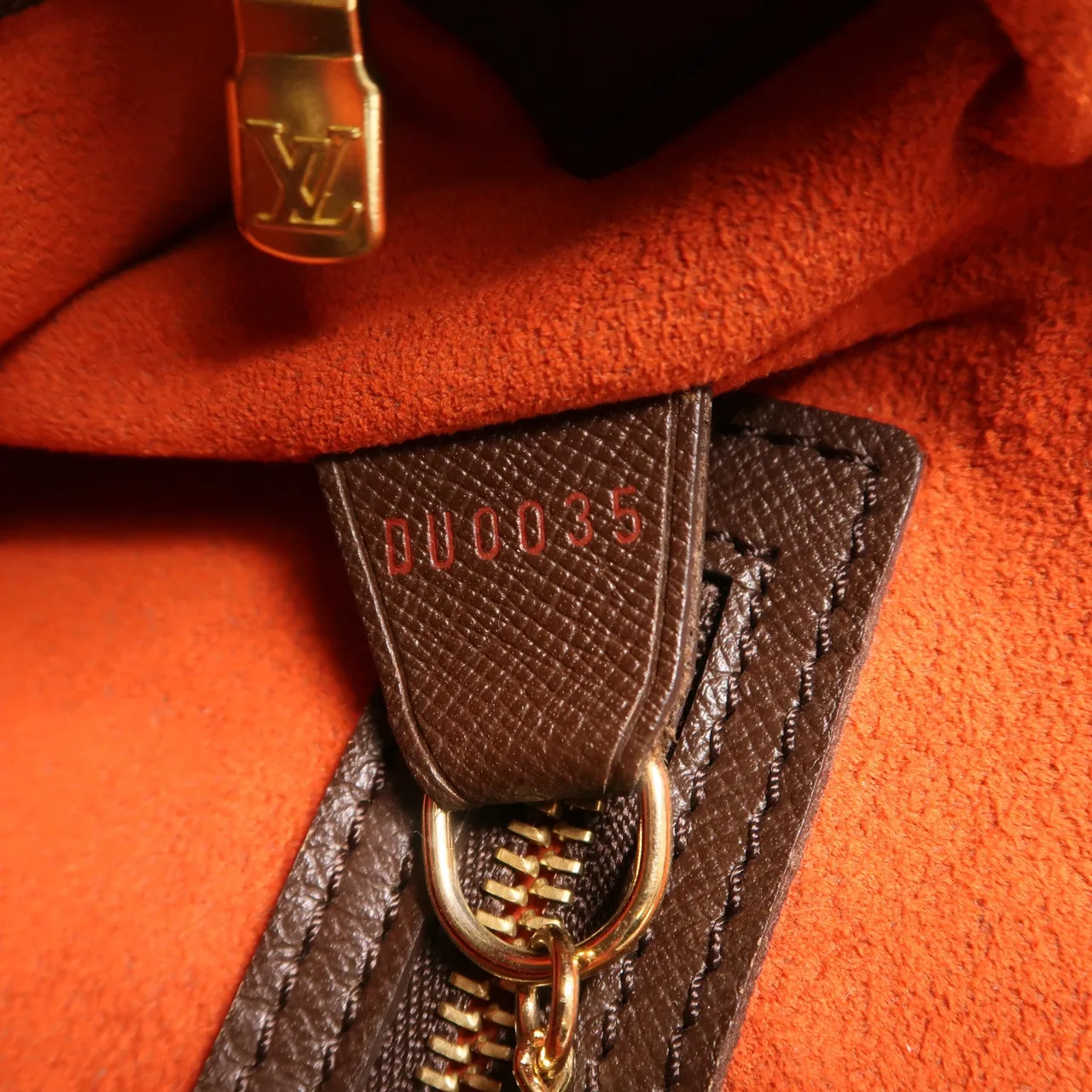 LOUIS VUITTON Marais N42240 Tote Bag Coated Canvas 棕色 Coated Canvas Rank B - Thumbnail 7