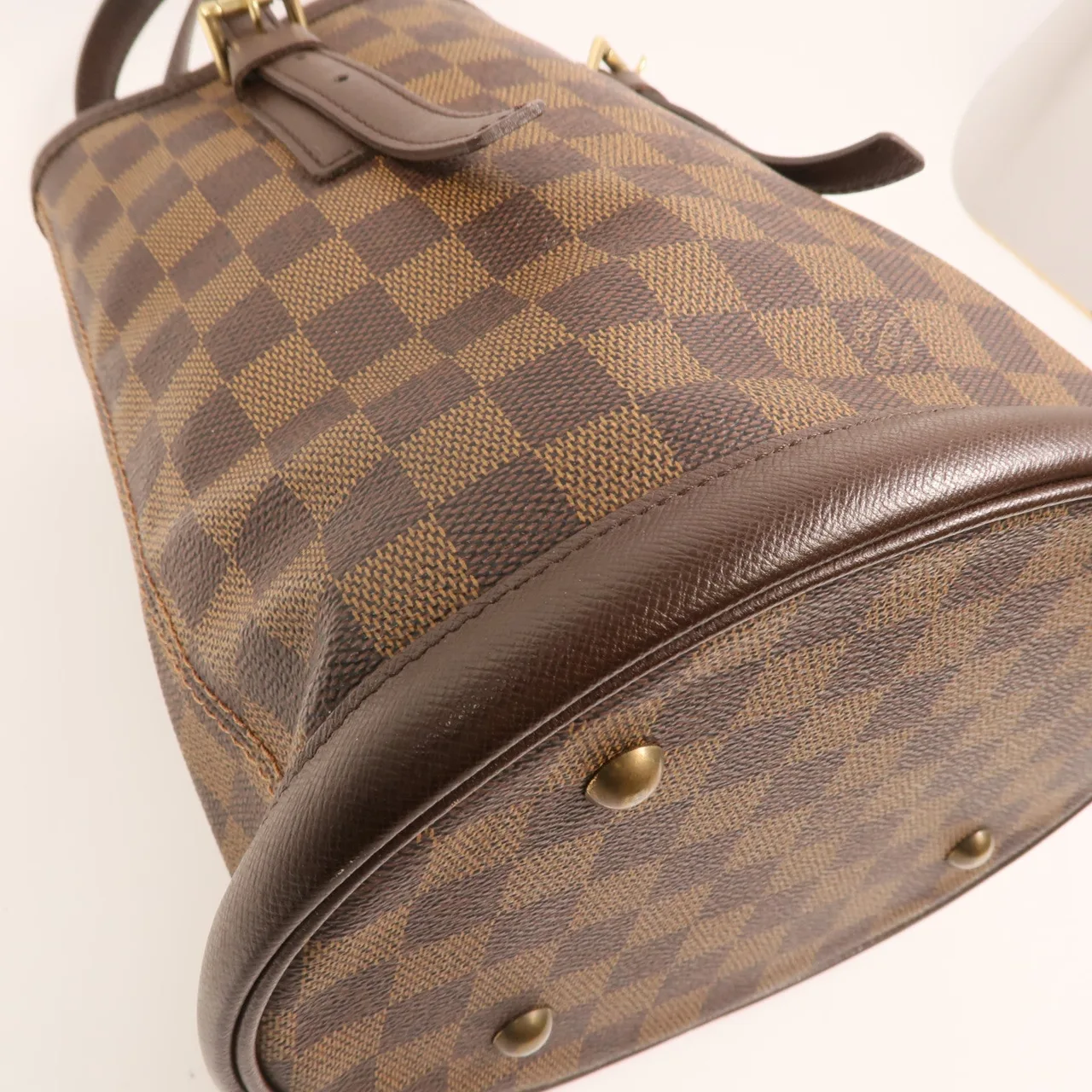 LOUIS VUITTON Marais N42240 Tote Bag Coated Canvas 棕色 Coated Canvas Rank B - Thumbnail 13