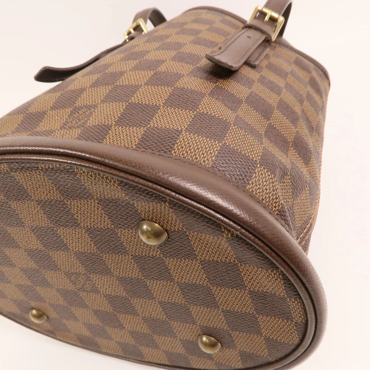 LOUIS VUITTON Marais N42240 Tote Bag Coated Canvas 棕色 Coated Canvas Rank B - Thumbnail 14