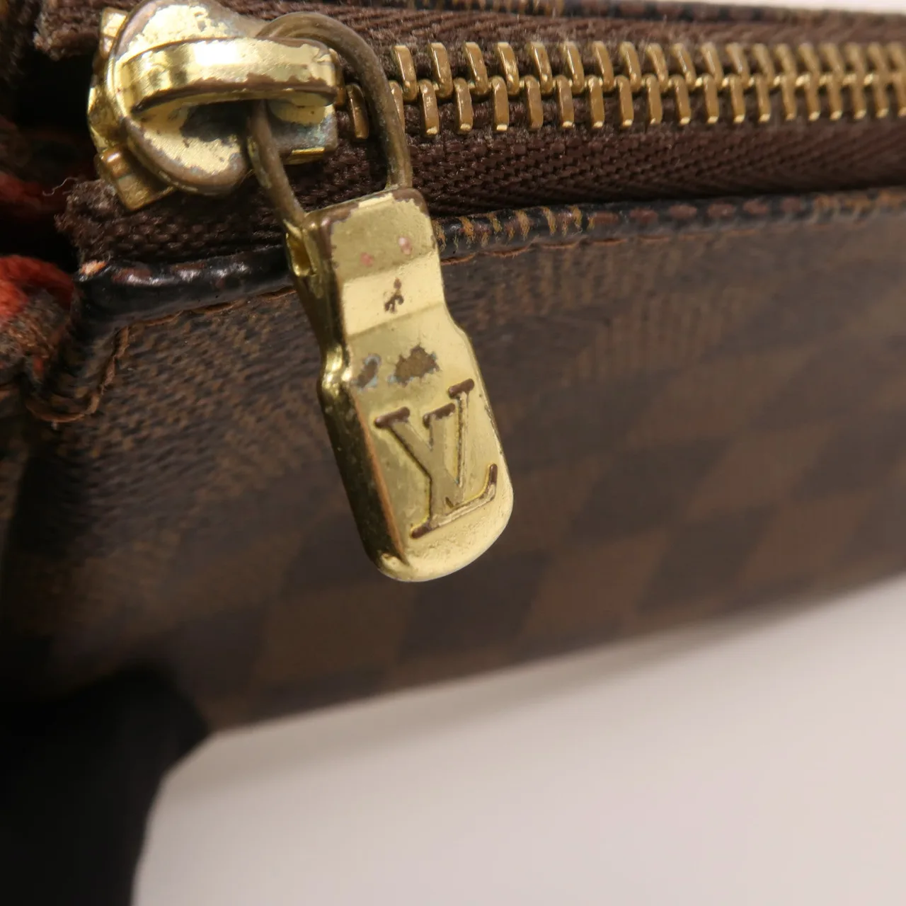 LOUIS VUITTON Marais N42240 Tote Bag Coated Canvas 棕色 Coated Canvas Rank B - Thumbnail 16