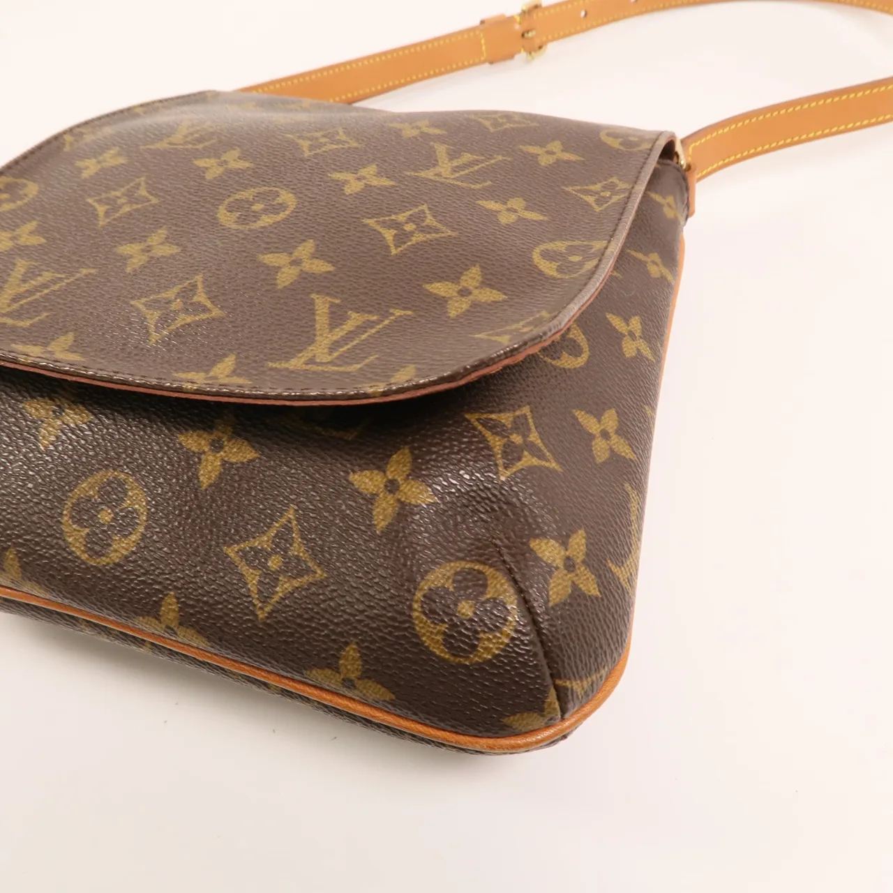 LOUIS VUITTON Musette Salsa M51258 Shoulder Bag Coated Canvas 棕色 / Brown Coated Canvas Rank B - Thumbnail 9