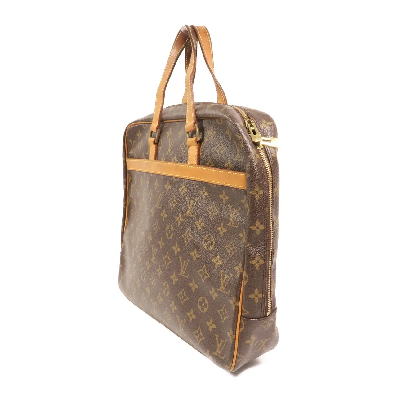 LOUIS VUITTON M53343 Handbag Coated Canvas 棕色 Coated Canvas Rank C - Thumbnail 3